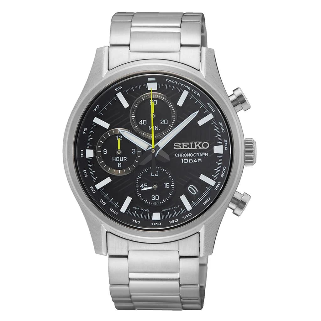 Seiko Sport — boîtier acier 40 mm