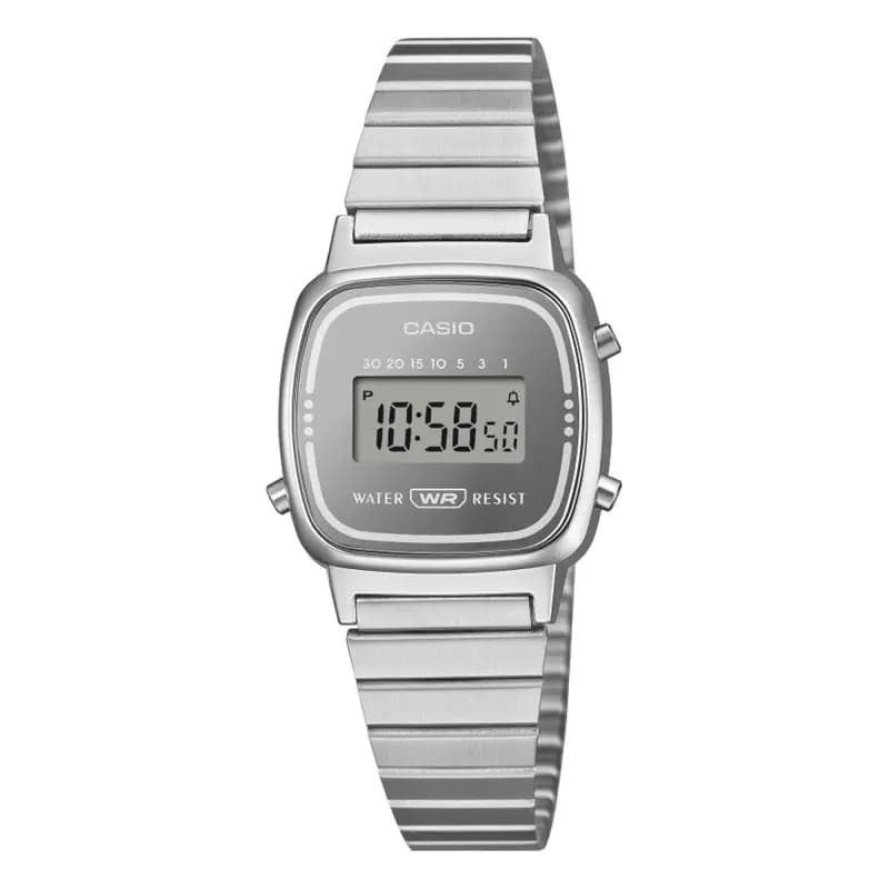 Casio LA670WES-7AEF — acier gris