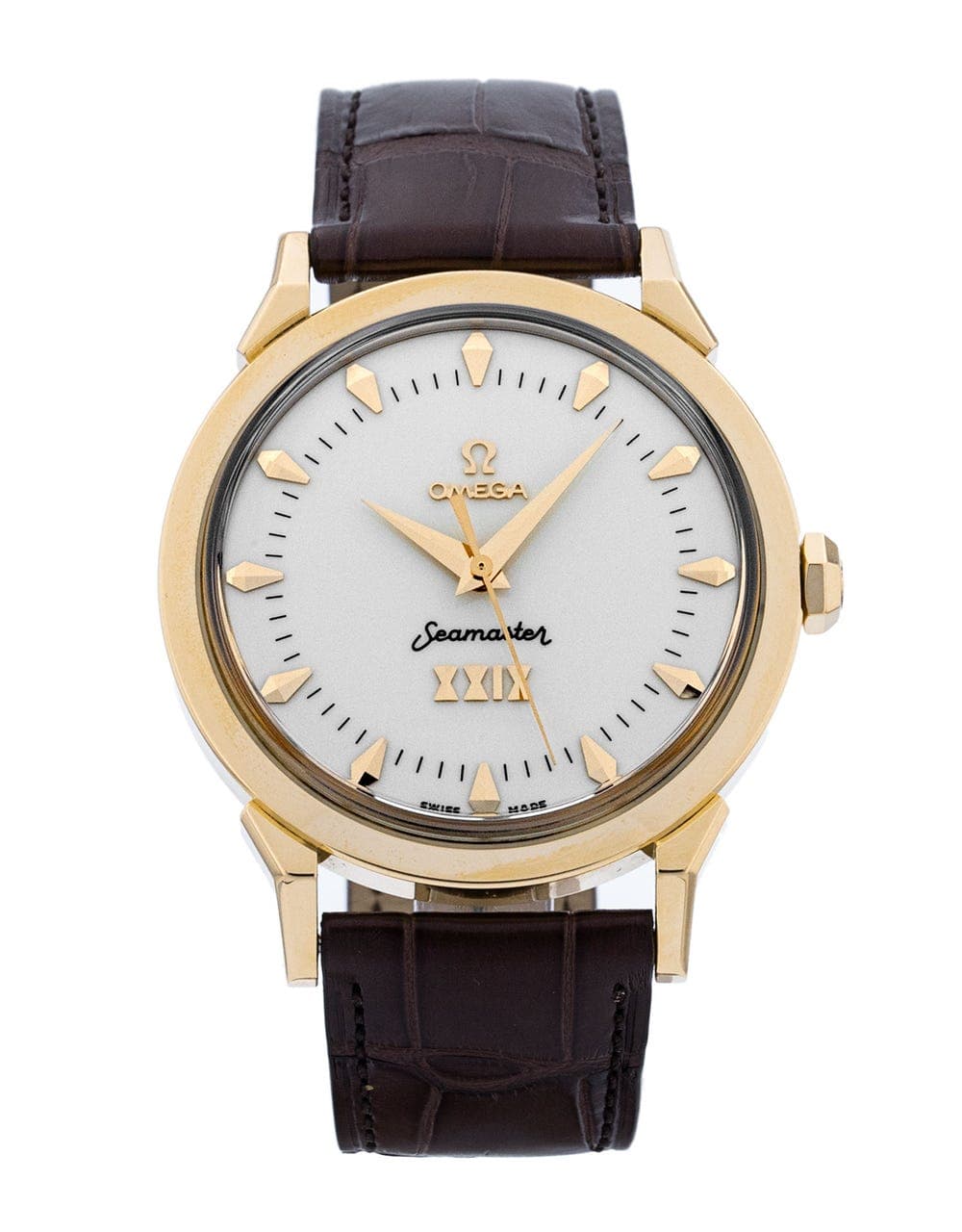 Omega Olympic Seamaster — boîtier or jaune