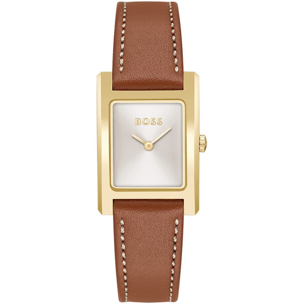 Hugo Boss Montre Boss Collection Lucy en Cuir Marron