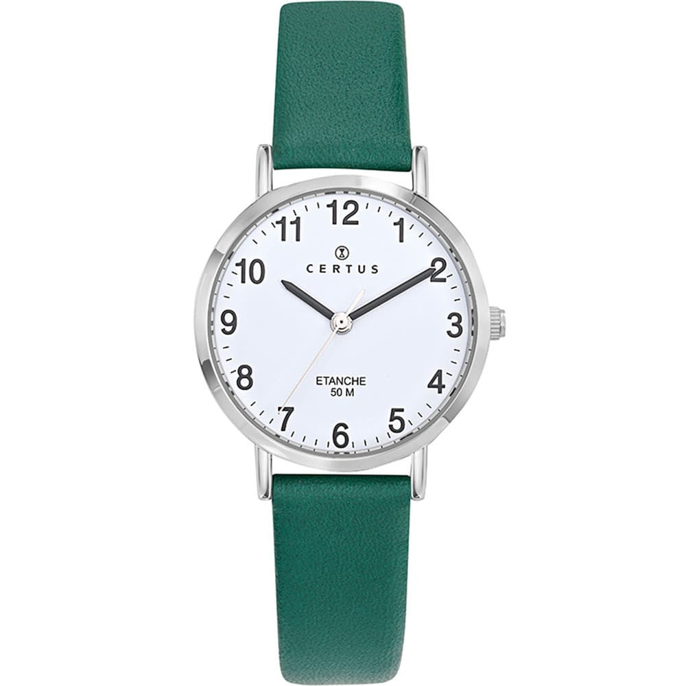 Certus Montre Certus en Cuir Vert