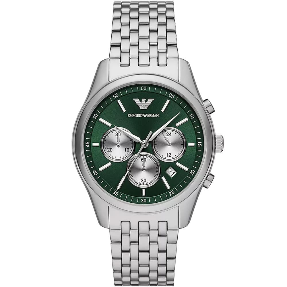Emporio Armani Montre Emporio Armani Collection Antonio en Acier Argenté