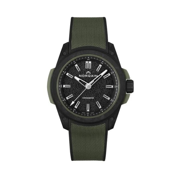NORQAIN Montre Norqain Wild One Black &amp; Kaki Bracelet Khaki
