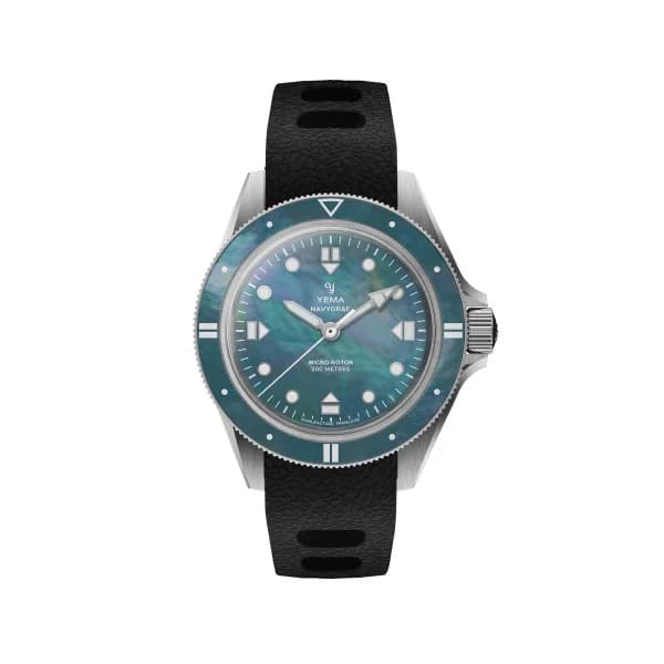 Yema Montre Yema Navygraf Pearl CMM.20 Edition Limitée Bracelet Caoutchouc