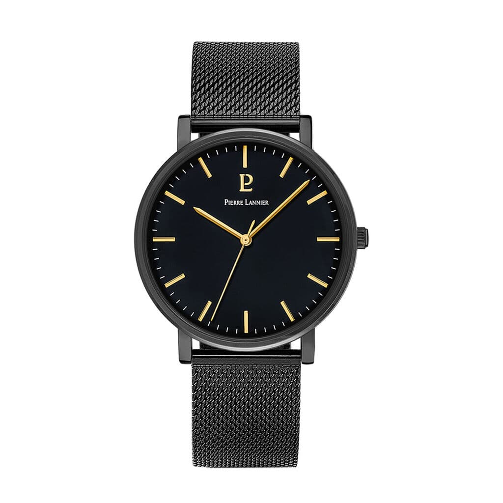 Pierre Lannier Montre Pierre Lannier Collection Essential en Acier et PVD Noir