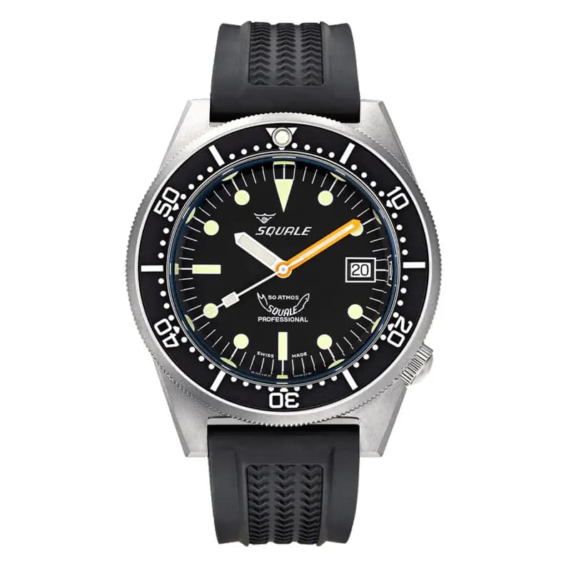 Squale Montre 1521 Black Blasted 1521BKBL.VO