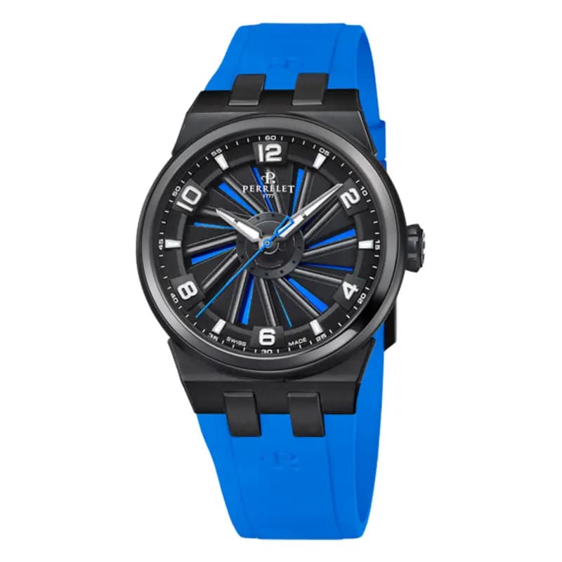 Perrelet Montre Turbine Titanium 41 Blue A4067/2