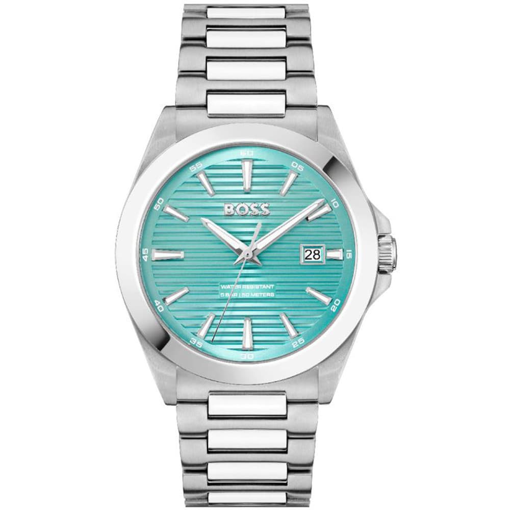 Hugo Boss Montre Boss Collection Strike en Acier Argenté