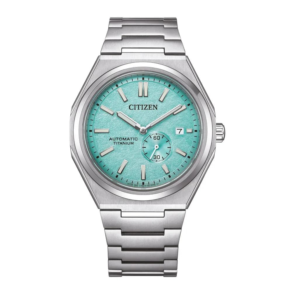Citizen Montre automatique Homme Super titanium Turquoise