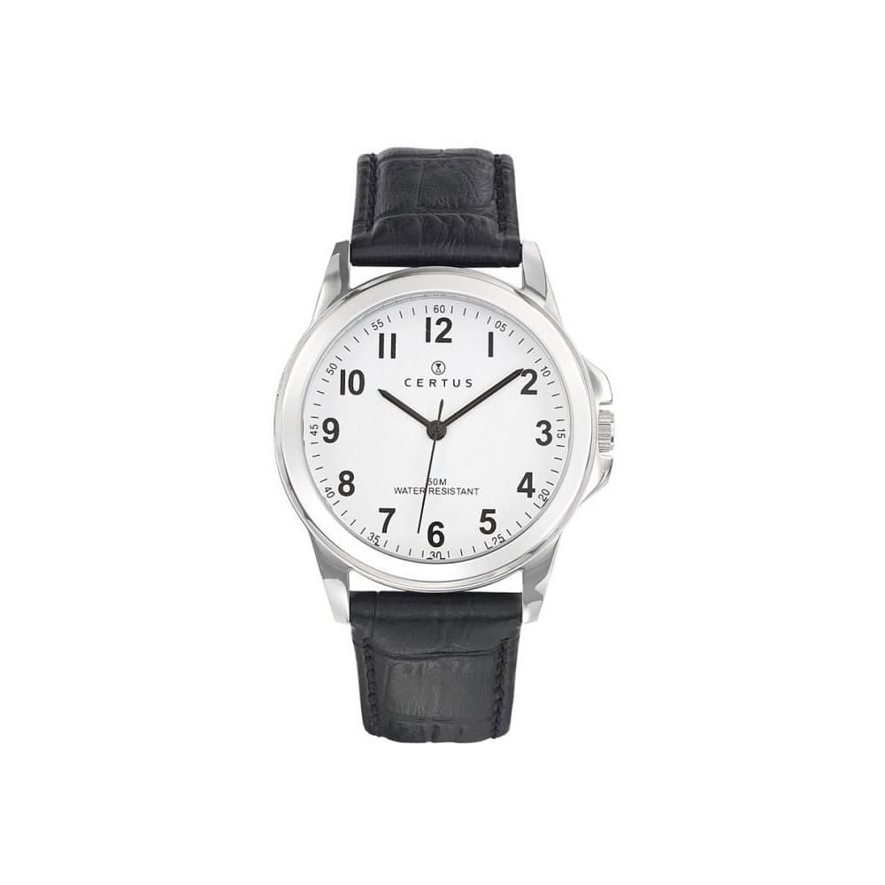 Certus Montre Certus en Cuir Noir