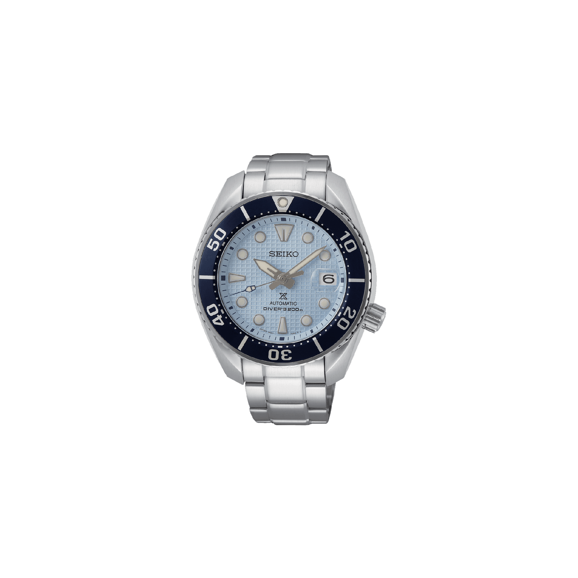 Seiko Montre Seiko Prospex Automatique Cadran Bleu Bracelet Acier 45mm