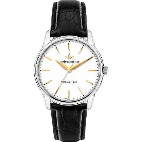 Lucien Rochat Montre Homme Lucien rochat Cuir véritable Noir R0421116010