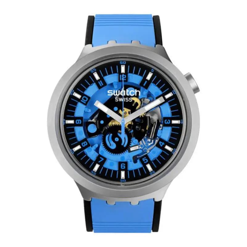 Swatch Montre Big Bold Irony Blue Daze SB07S106