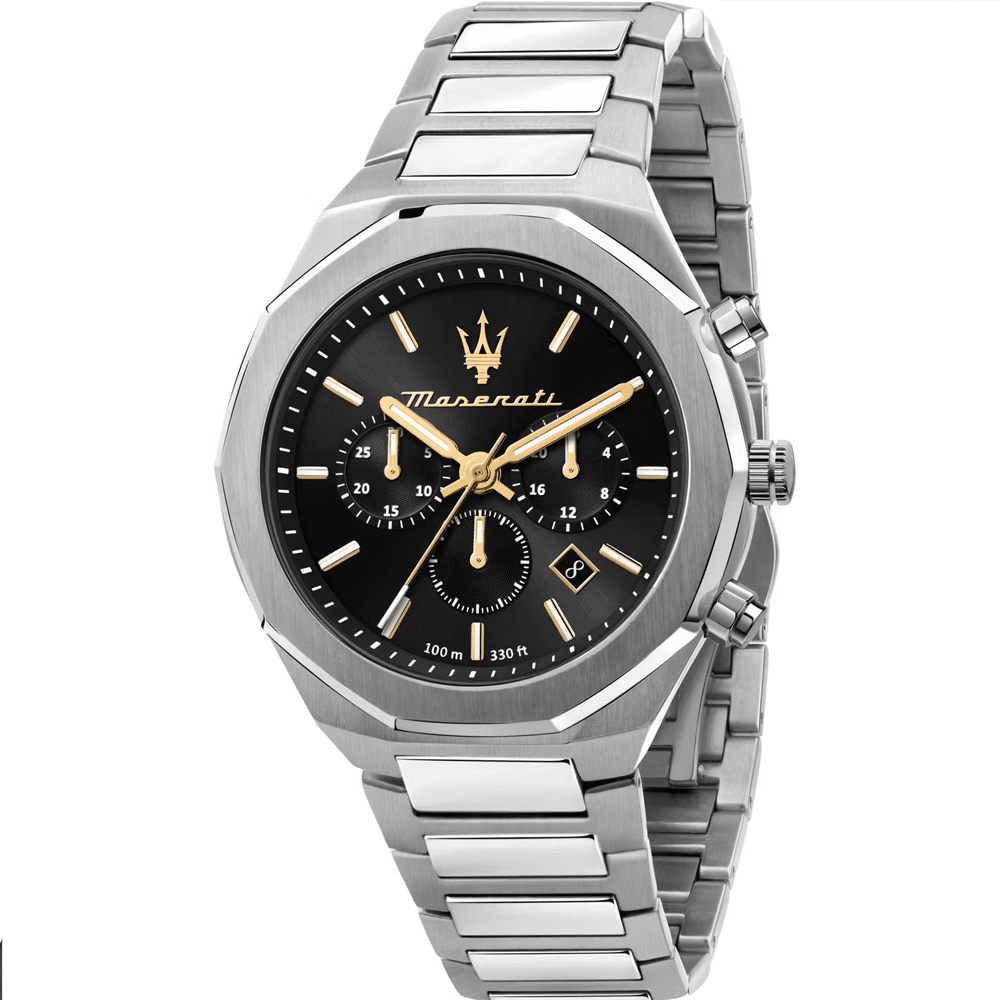 Maserati Montre Maserati Stile en Métal Argenté