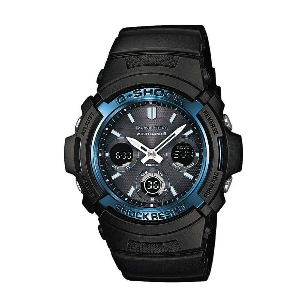 Casio G-Shock AWG-M100A-1AER — cadran noir