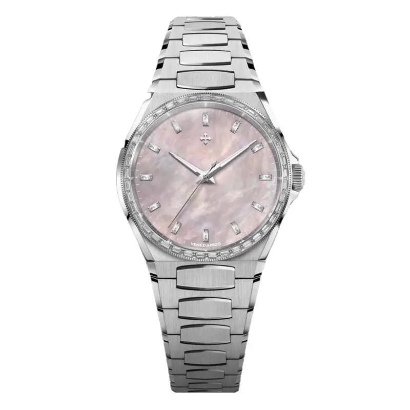 Venezianico Montre Arsenale Moissanite - rose
