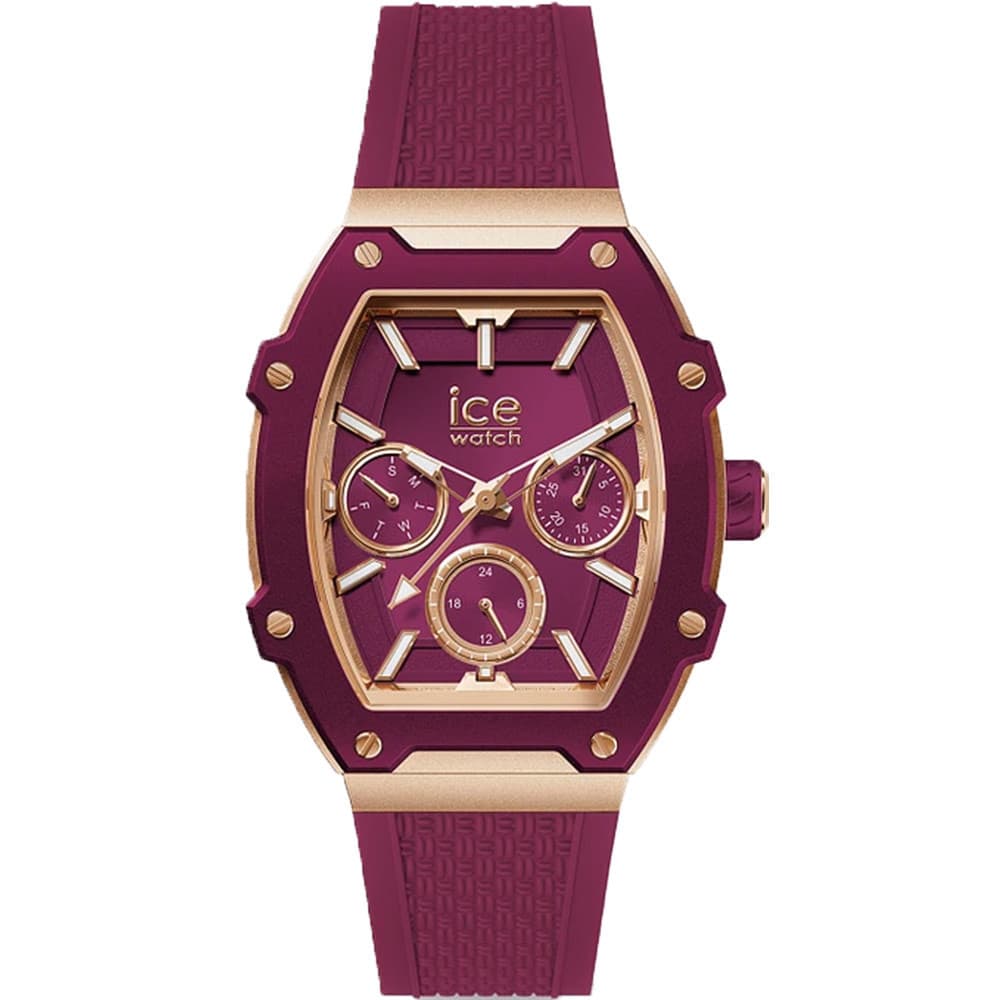 Ice Watch Montre Ice Watch Collection Ice Boliday en Silicone Rose