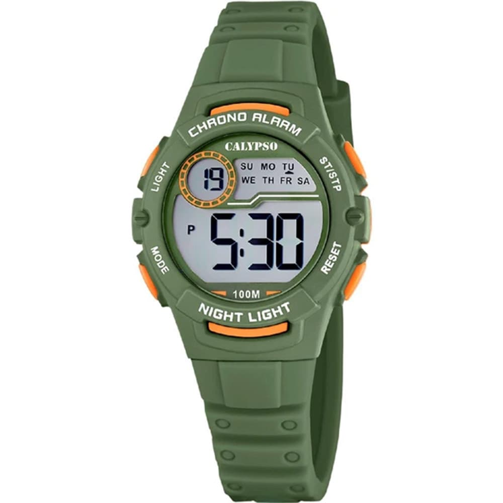 Calypso Montre Calypso en Caoutchouc Kaki