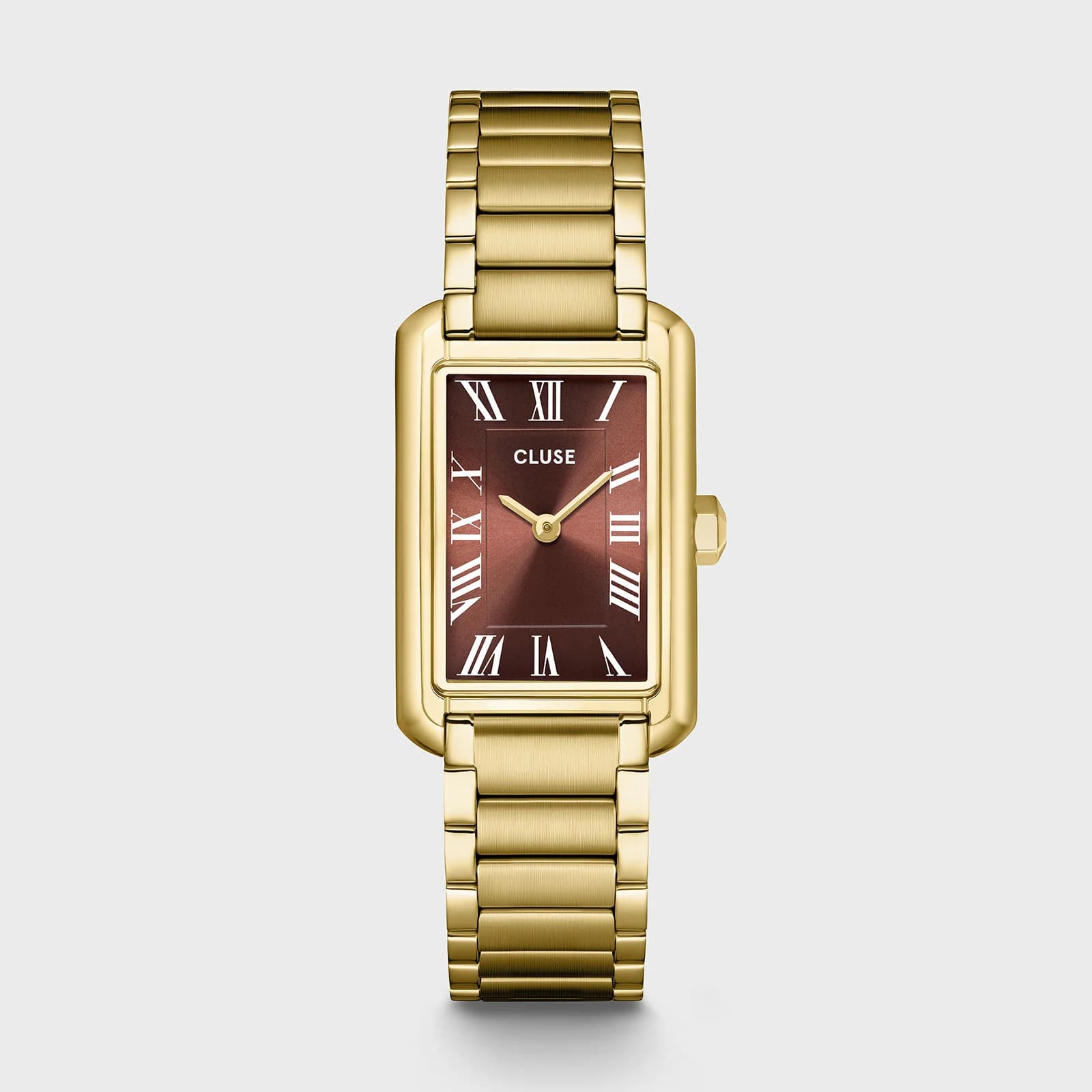Cluse Belisenna Watch Steel, Mocha, Gold Colour