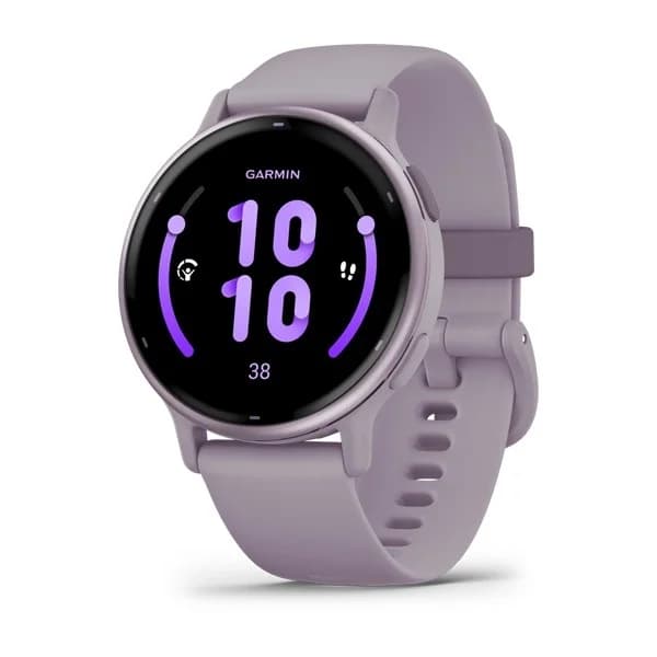 Garmin Montre Garmin Vivoactive 5 Boitier Violet Lunette Aluminium Metallic Orchid Gold