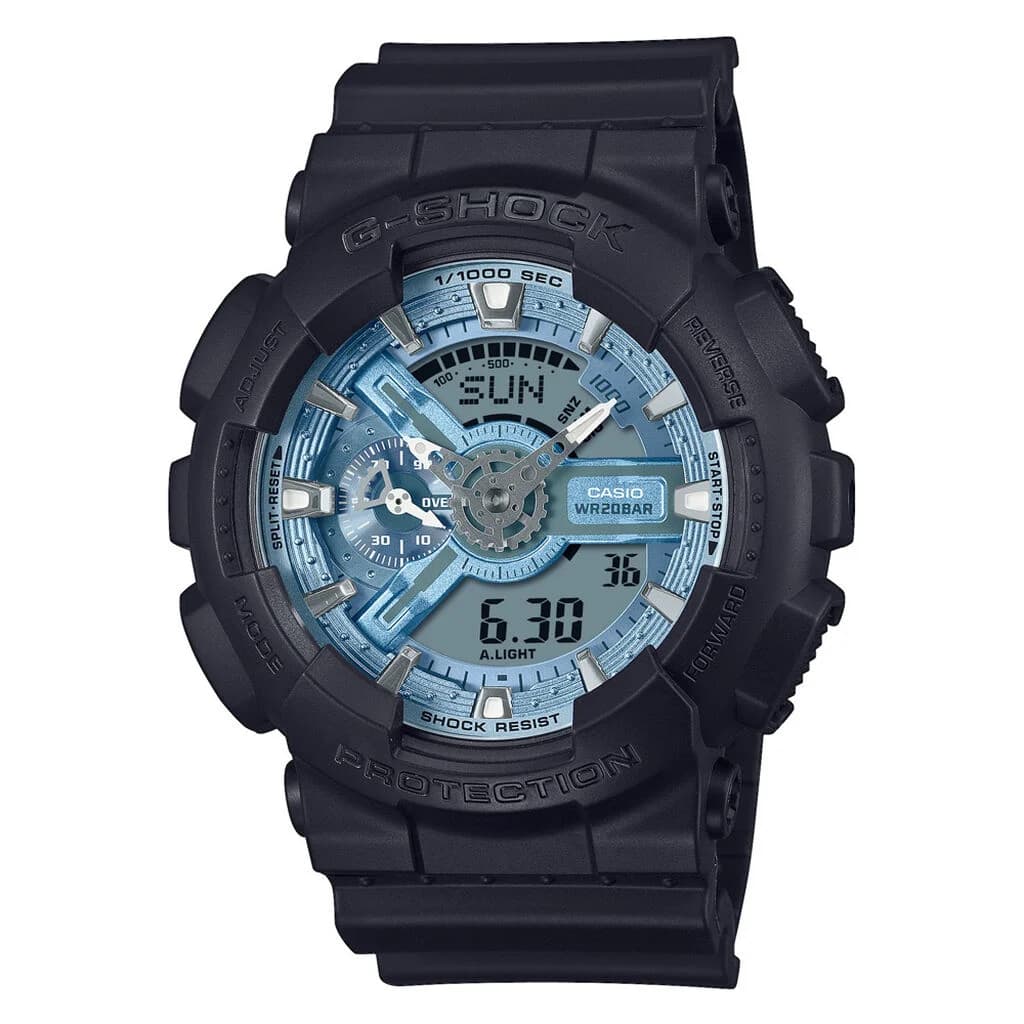 Casio G-Shock GA-110 — cadran bleu