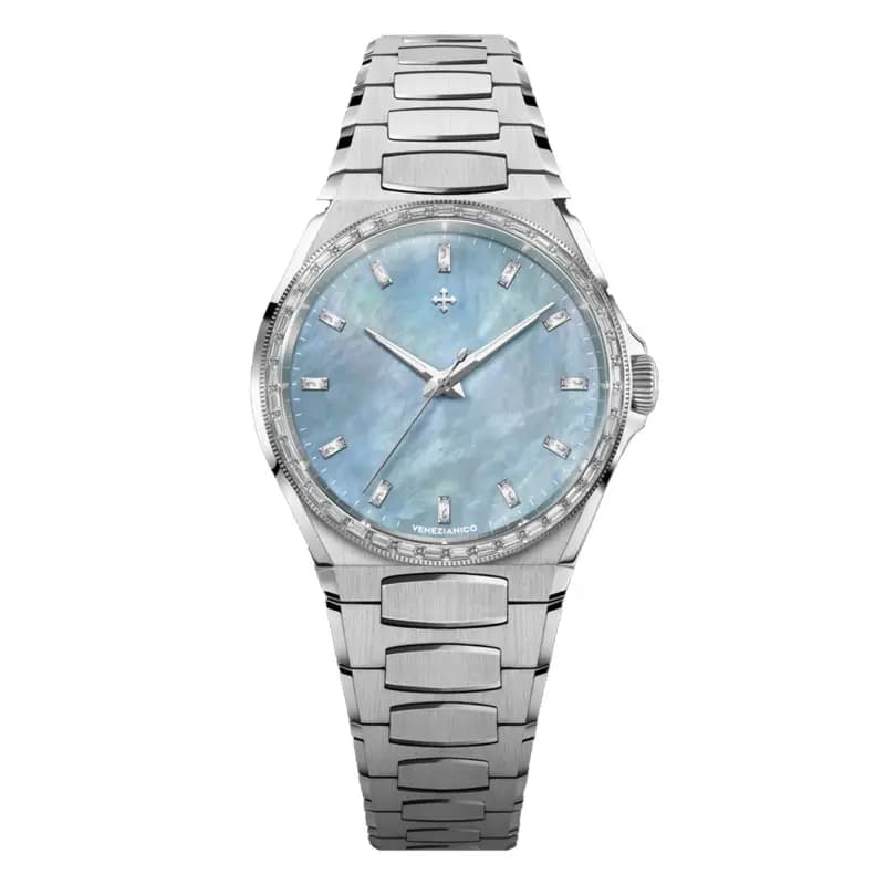 Venezianico Montre Arsenale Moissanite - bleu