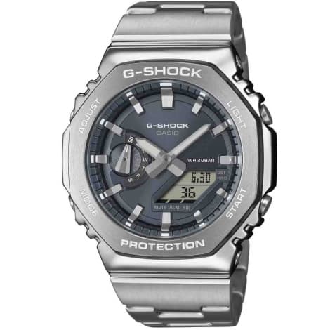 Casio Montre GShock Classic - Série GM- 2110D- Gris foncé 49.3 x 44.4 mm- GM-2110D-8A