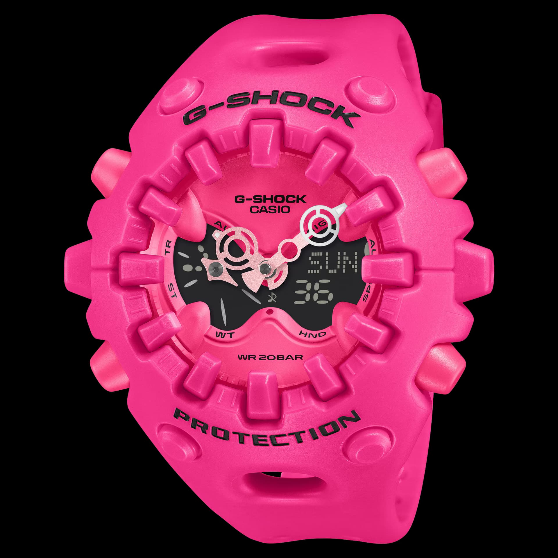 Casio G-Shock GA-V01-4A — cadran rose