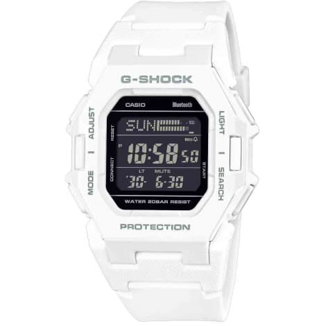 Casio Montre GShock Classic - Série GD-B500 - Blanc 46.3 × 41.5 mm- GD-B500-7