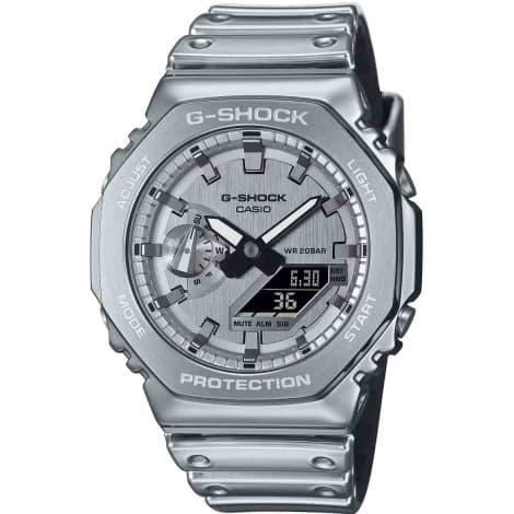 Casio Montre GShock G-Steel - GM-2100 Series - Argent 49.3 x 44.4 mm- GM-2100YM-8A