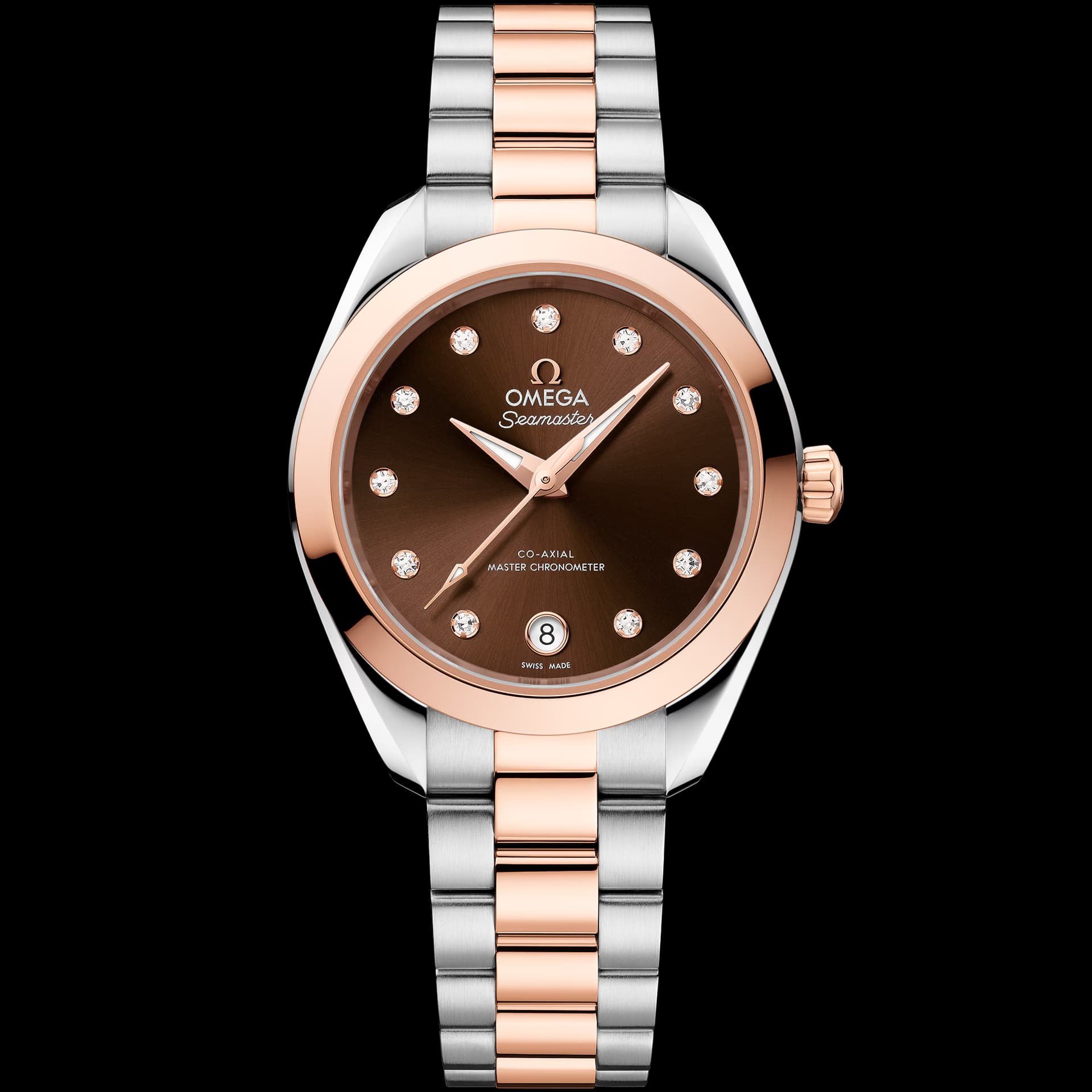 Omega Seamaster 30 mm, acier - or « Sedna™ » sur acier - or « Sedna™ »