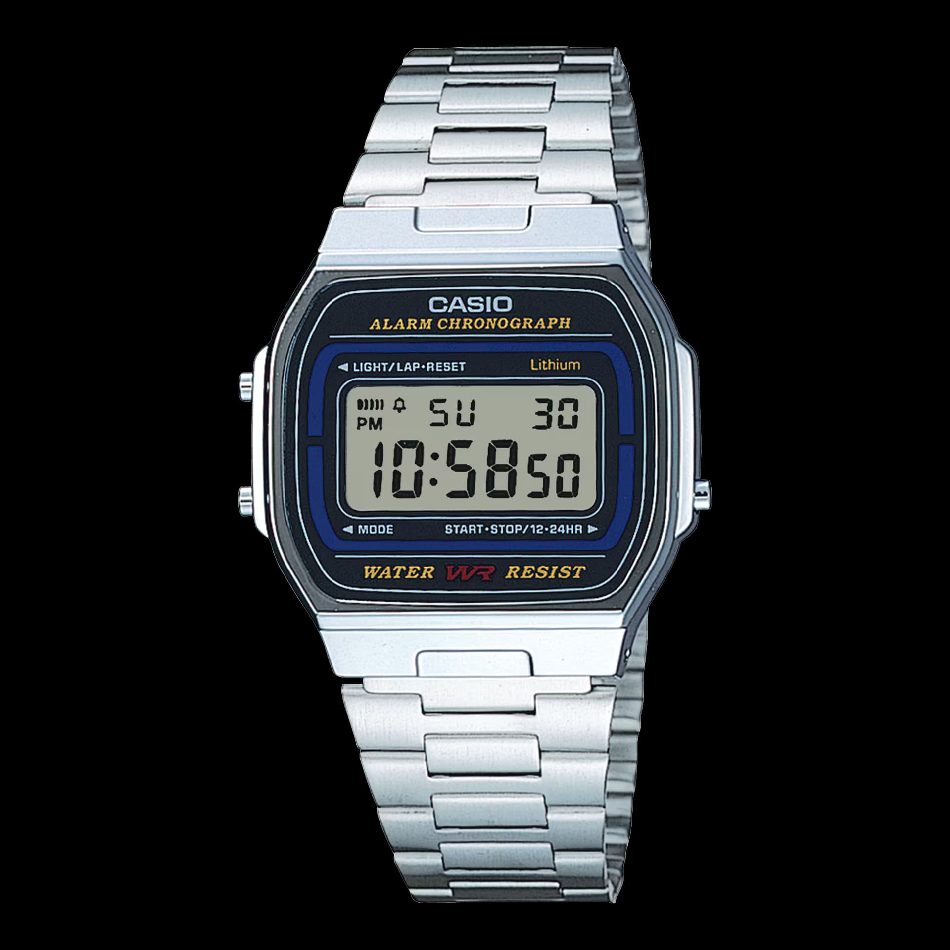 Casio Collection Vintage Iconic — boîtier résine/chromé