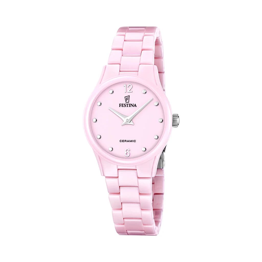 Festina Montre quartz Femme Ceramic Rose