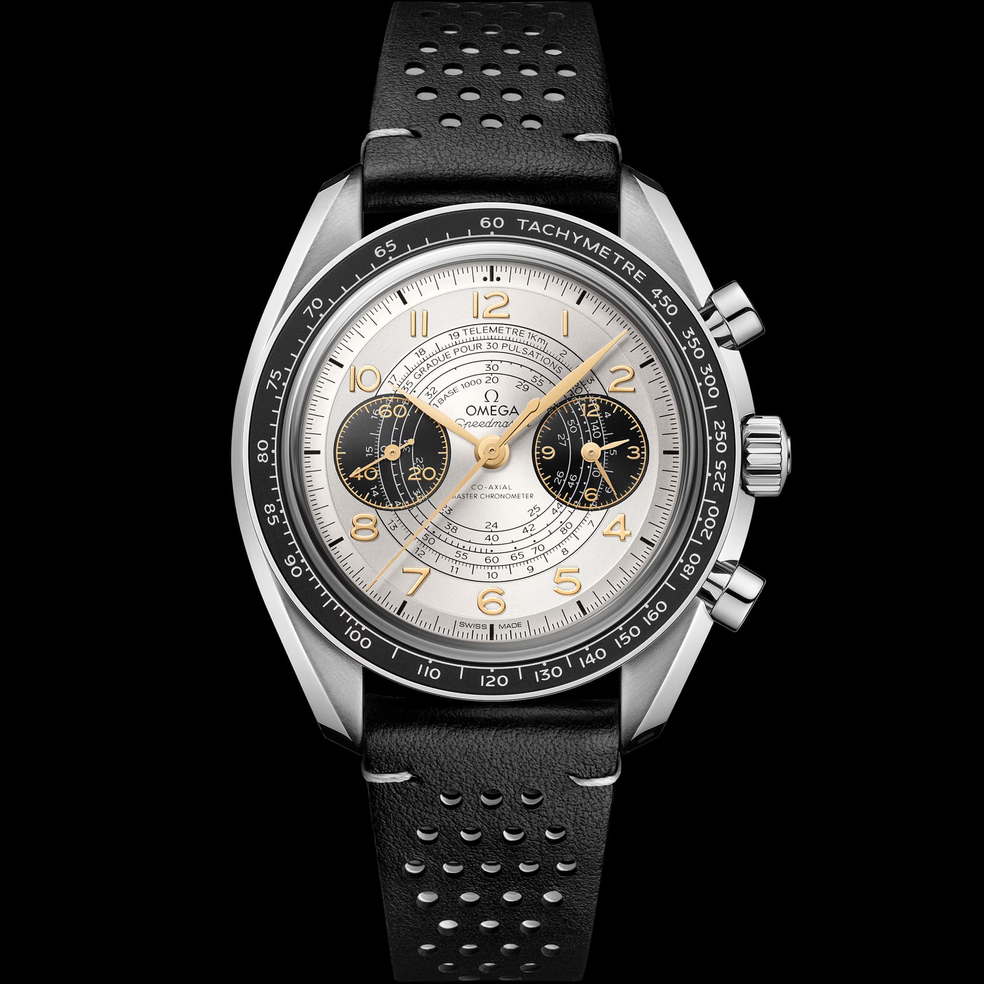 Omega Speedmaster 43 mm — cadran argenté