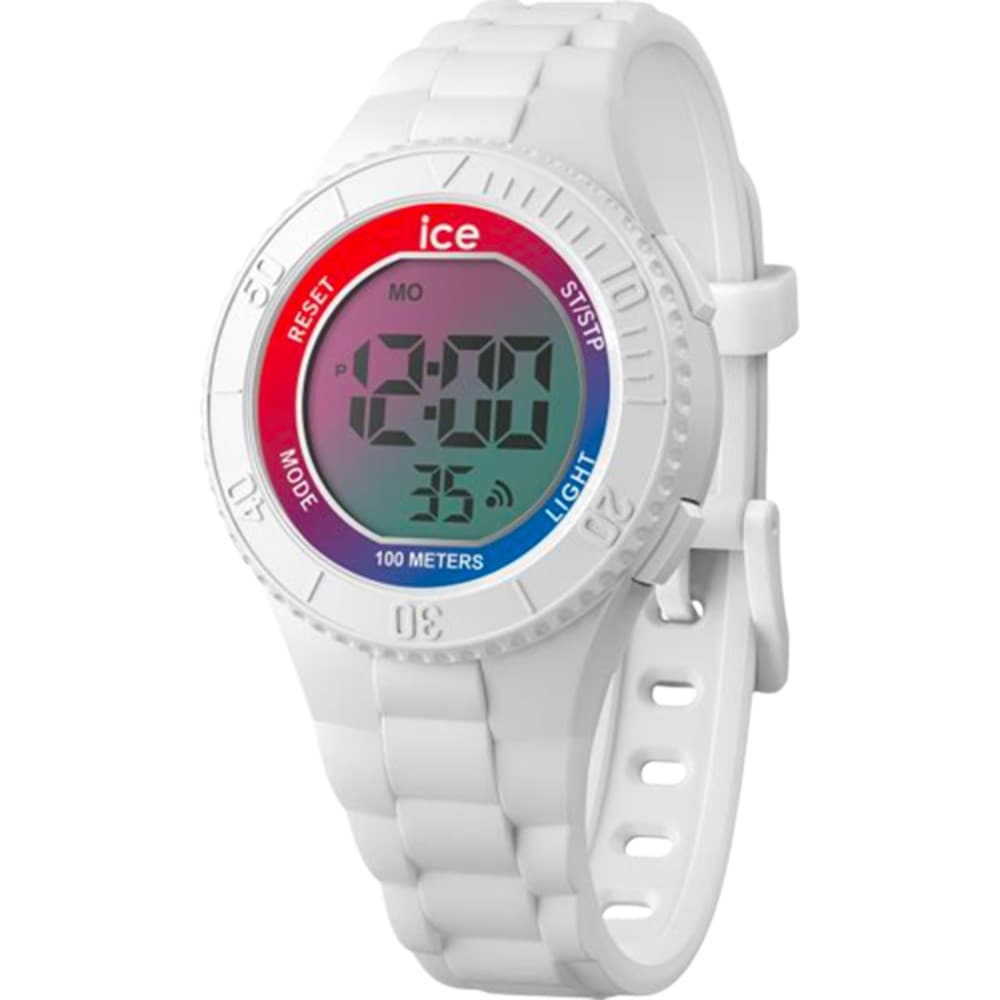 Ice Watch Montre Ice Watch Collection Ice Digit en Plastique Blanc
