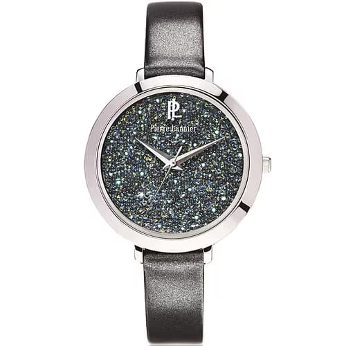 Pierre Lannier Montre Femme PIERRE LANNIER en Cuir Gris Etanche
