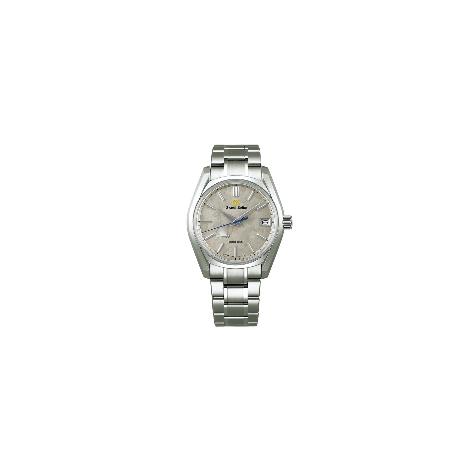 Grand Seiko Montre Grand Seiko Heritage 24 seasons Hiver Spring Drive cadran blanc bracelet acier 40 mm