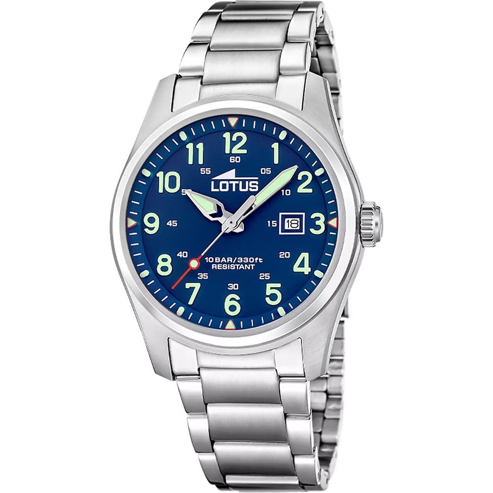 Lotus Montre Lotus Collection Minimalist For Him en Acier Argenté