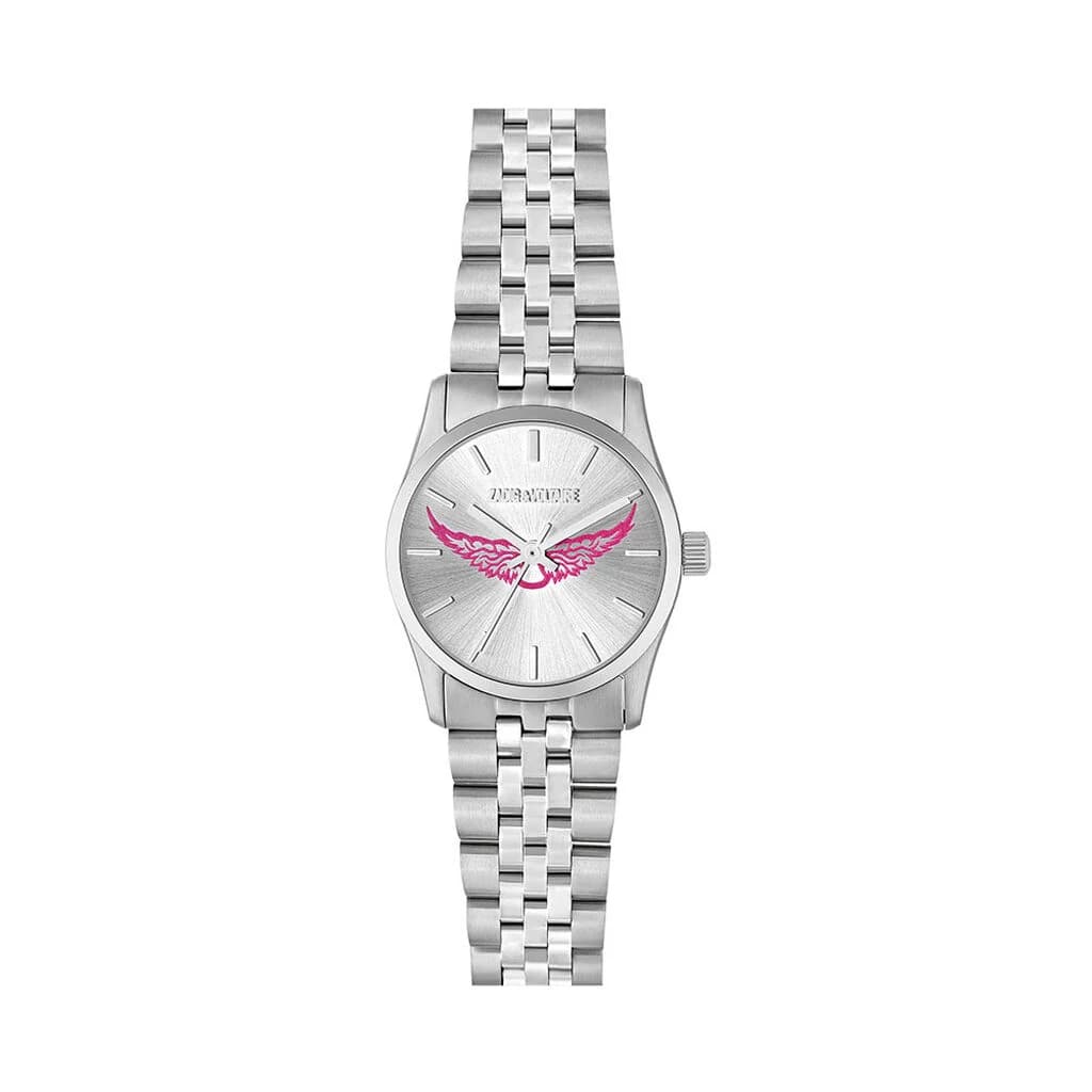 ZADIG & VOLTAIRE Montre quartz Femme Small j Argenté, Rose