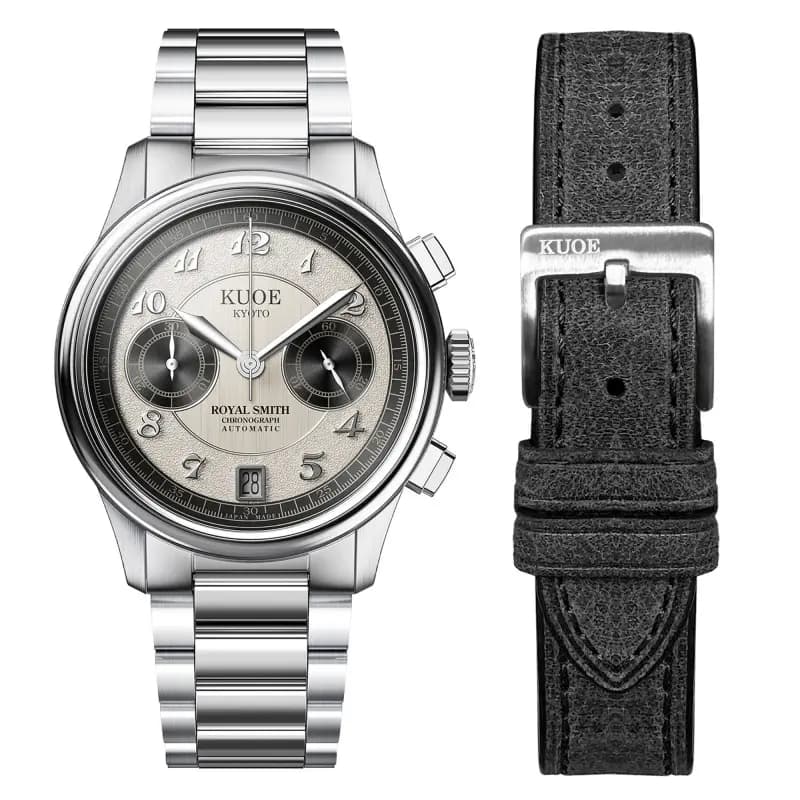 Kuoe Kyoto Montre Royal Smith 90-012 Automatic Chronograph Panda