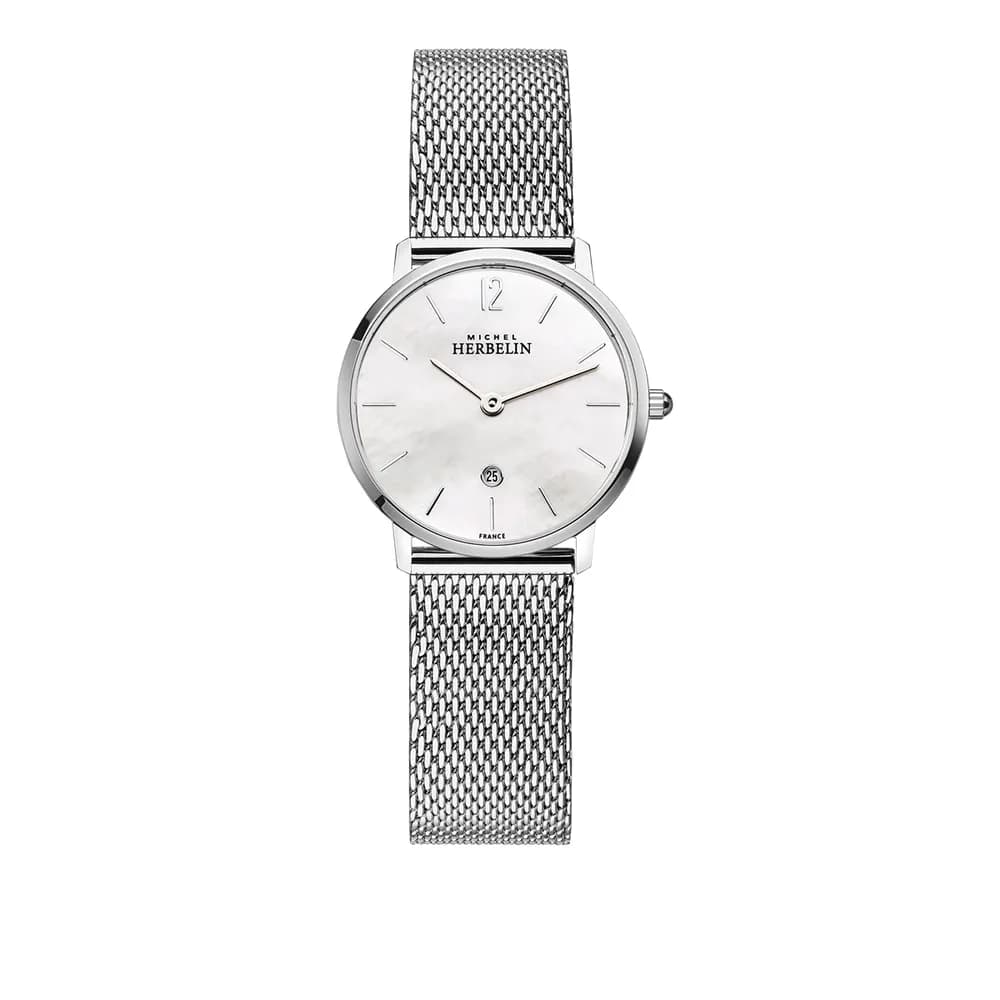 Michel Herbelin Montre quartz Femme City Blanc