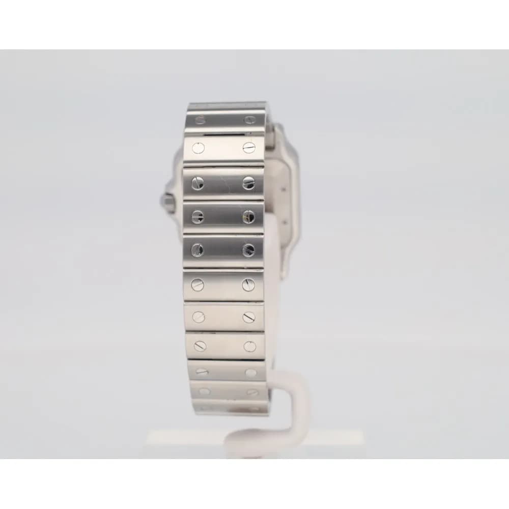 Cartier Santos Galbée MM — cadran argenté