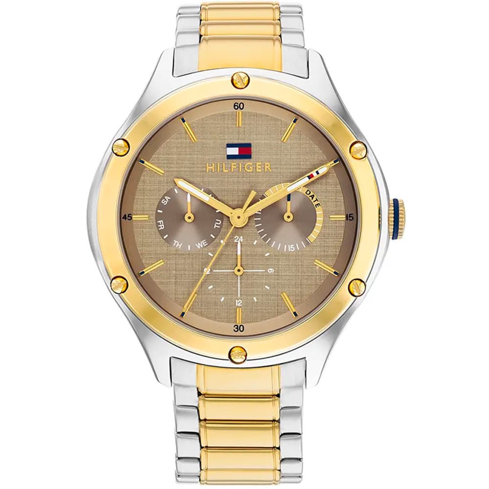 Tommy Hilfiger Montre Tommy Hilfiger en Acier et PVD Bicolore