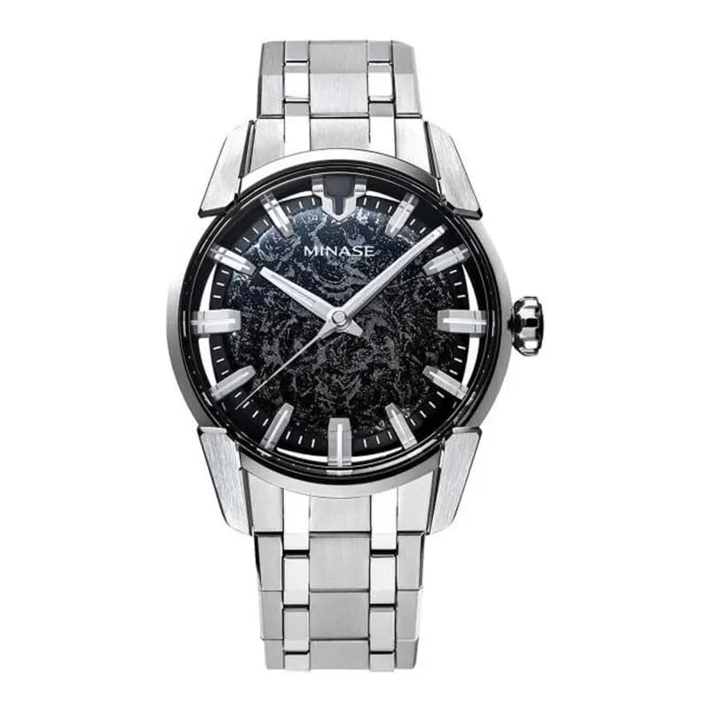 Minase Montre Divido Shibo-Urushi Metallic Haze 14-M01KA2-SSB