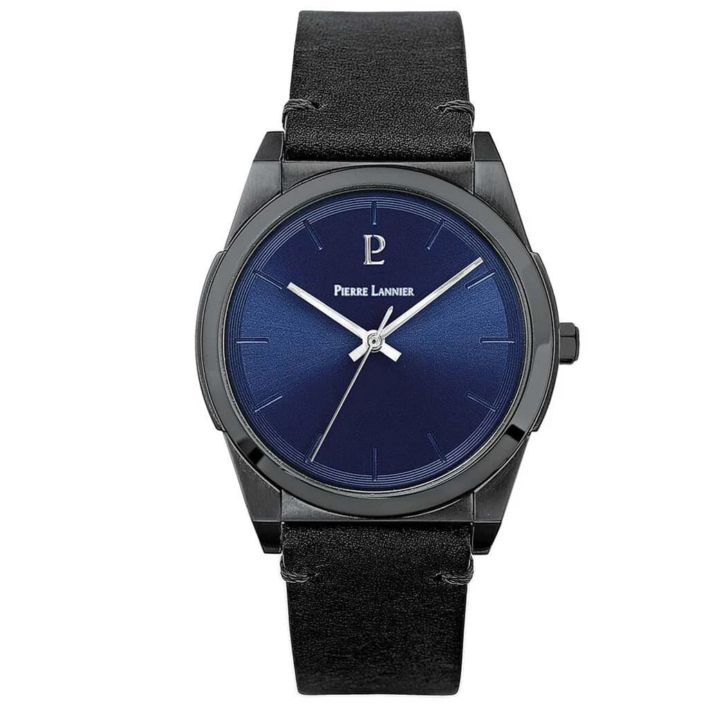 Pierre Lannier Montre Homme Pierre Lannier Miss Candide en Cuir Noir