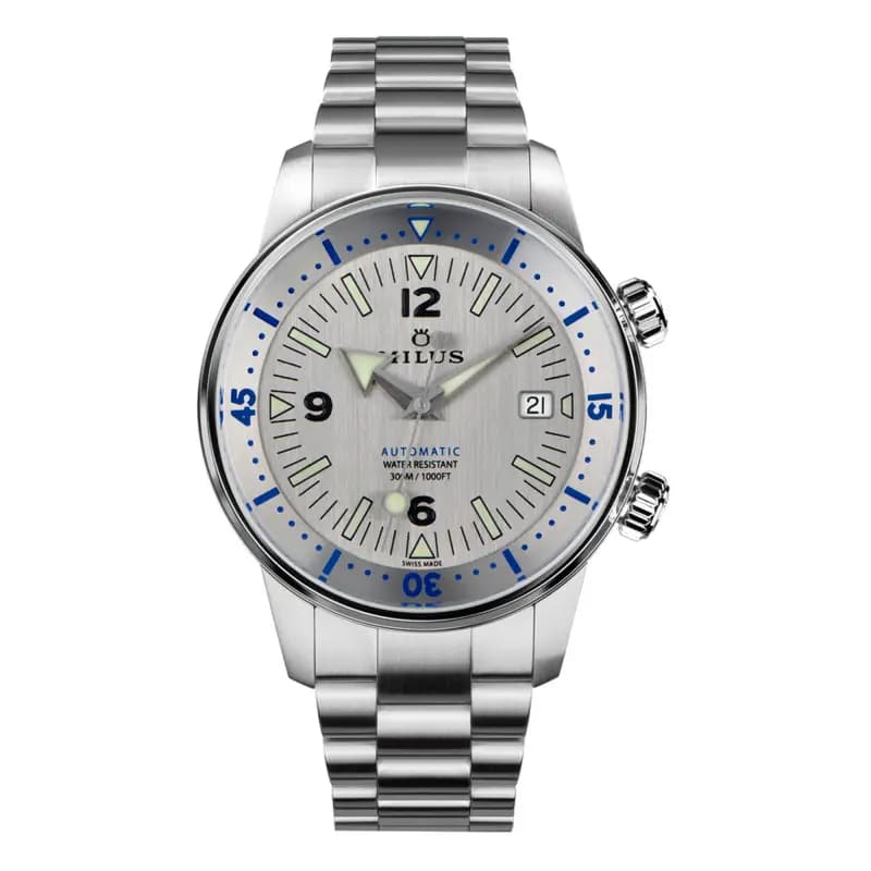 Milus Montre Archimèdes Aqua Steel Silver Storm