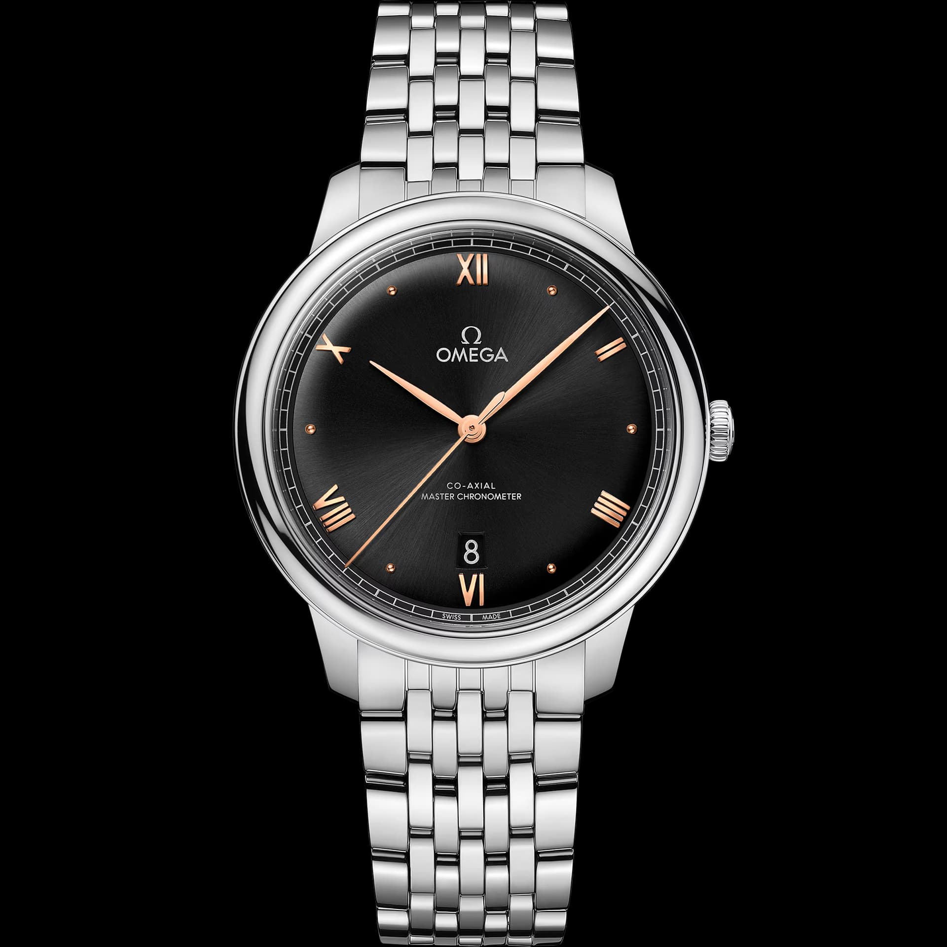 Omega De Ville 40 mm, acier sur acier