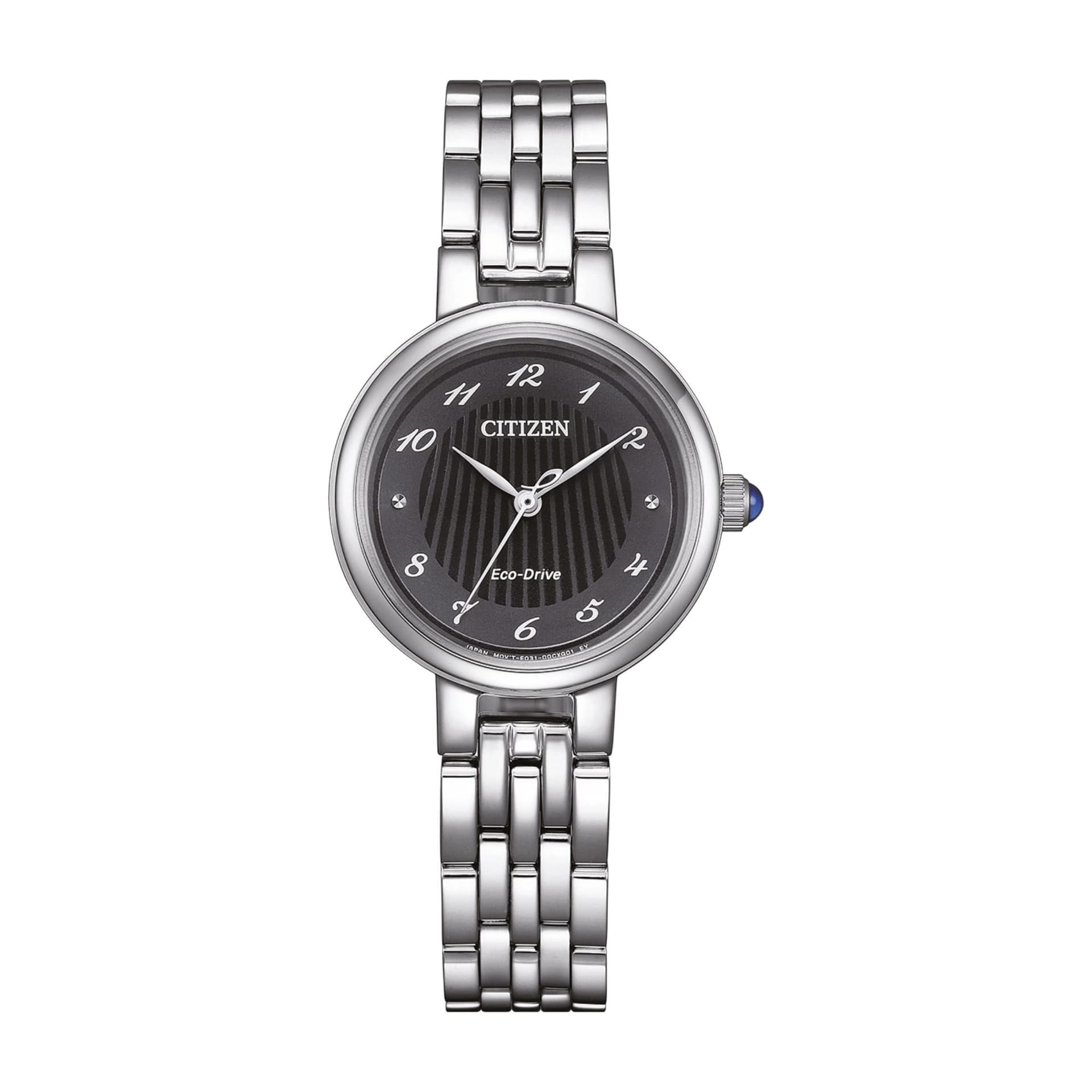 Citizen Montre Citizen Citizen L Cadran Noir Bracelet Acier Inoxydable