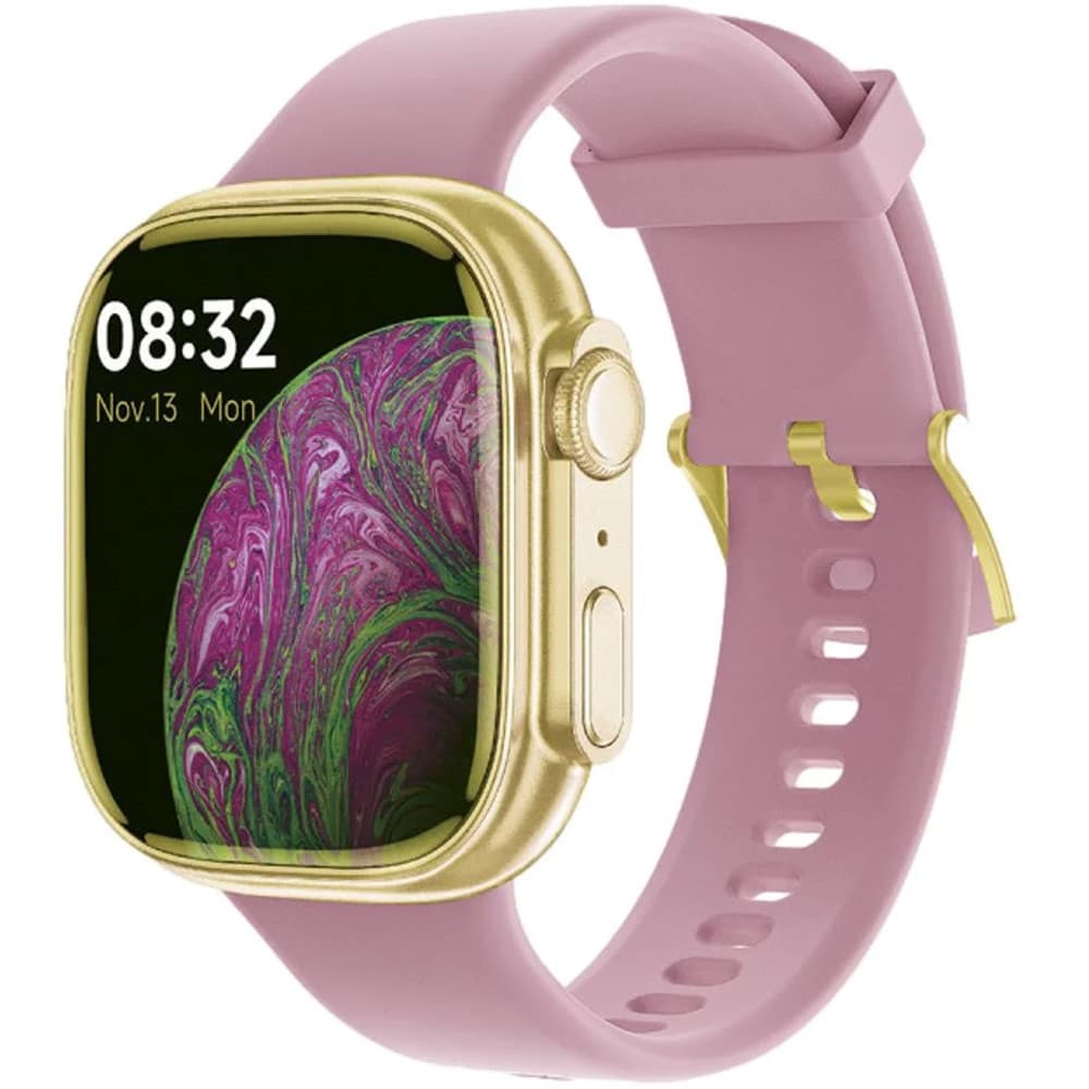 Smarty Montre Connectée Smarty Collection Powerful Amoled en Silicone Rose