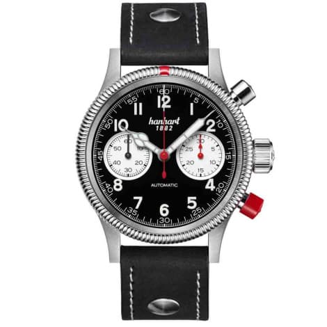 Hanhart Montre Hanhart 1882 Pionner MK2 Panda Inversé Automatique diamètre 40 mm- 716.211-7010